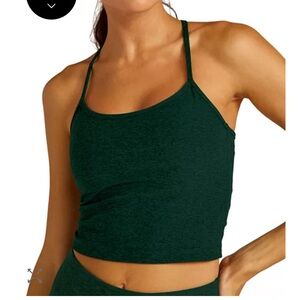 Beyond Yoga Spacedye Slim Racerback Cropped Tank. Size Small